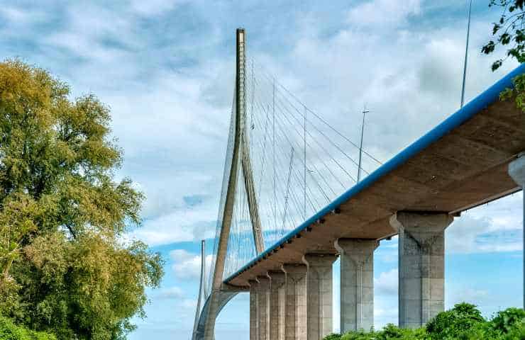 Pont de Normandie à Honfleur