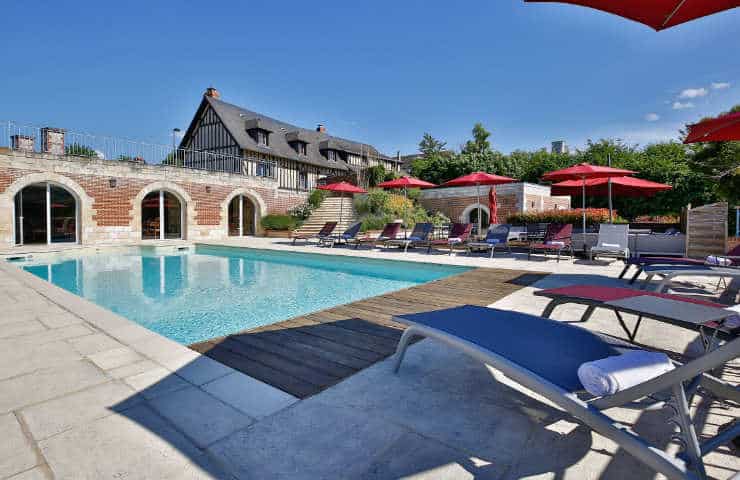 Hôtel avec piscine en Normandie